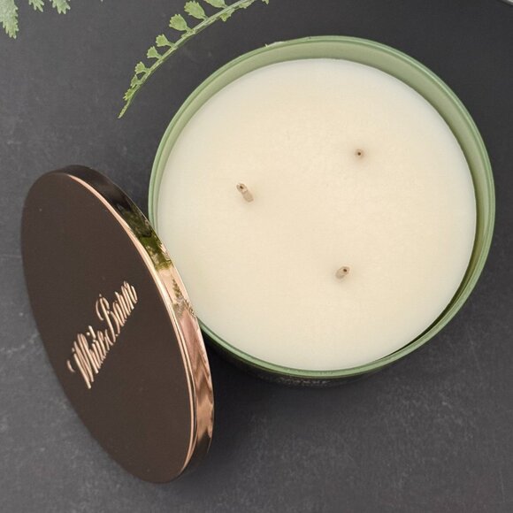 BBW Autumn Woods White Barn Bath & Body Works 3 Wick Candle - Picture 6 of 10